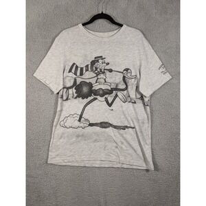 Vtg Disney Classic Collection Mickey T Shirt Mens M Gray Gallopin' Gaucho